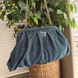 Guess Zalina Rhinestone Frame Clutch